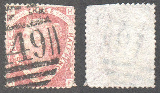 Great Britain Scott 32 Used Plate 3 - HF (P) - Click Image to Close